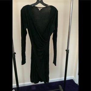 Banana Republic stretch black sheath dress